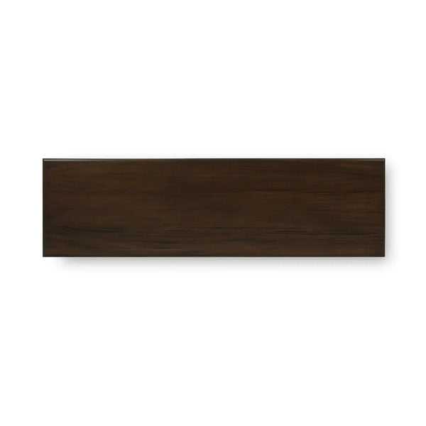 Milano Console Table In Walnut-Blue Hand Home