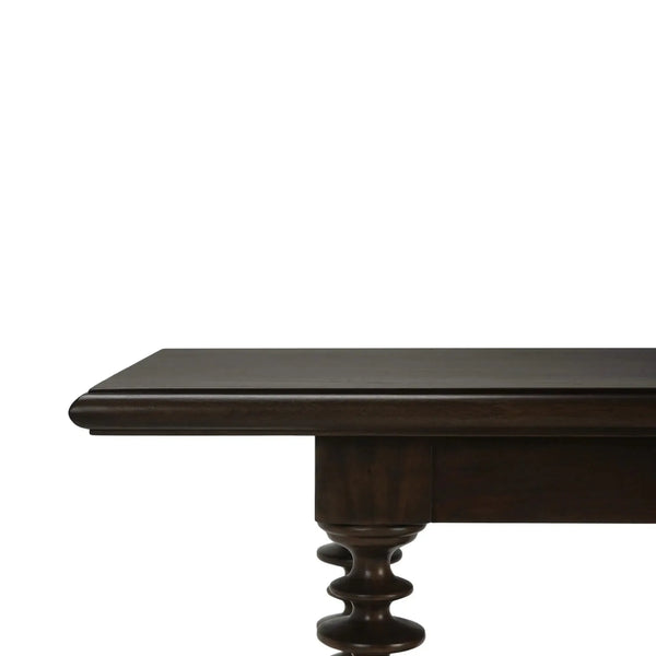 Milano Console Table In Walnut-Blue Hand Home