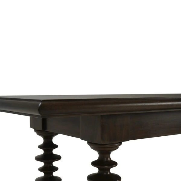 Milano Console Table In Walnut-Blue Hand Home