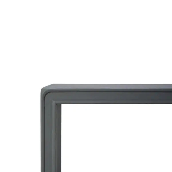 Cohan Console Table w/ Wood Shelf-Blue Hand Home