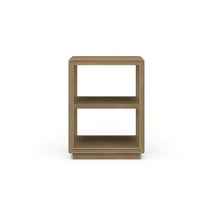 Cohan End Table w/ Wood Shelf-Blue Hand Home