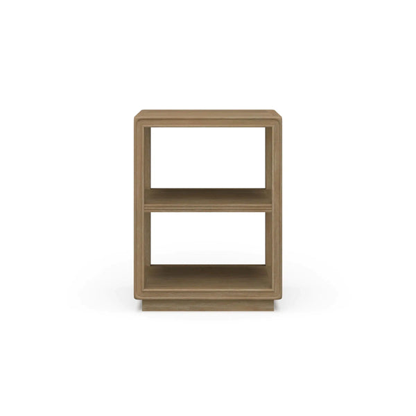 Cohan End Table w/ Wood Shelf-Blue Hand Home
