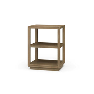 Cohan End Table w/ Wood Shelf-Blue Hand Home