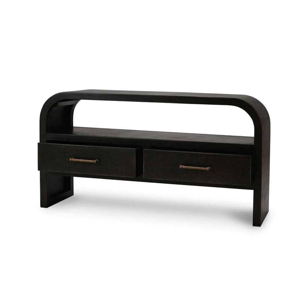 Vannes Console Table w/ 2 Drawers-Blue Hand Home