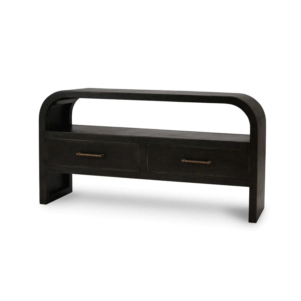 Vannes Console Table w/ 2 Drawers-Blue Hand Home
