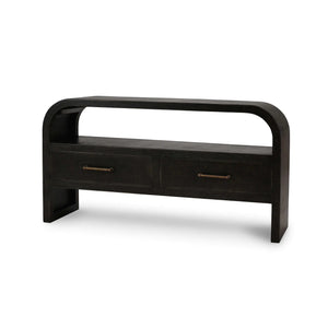 Vannes Console Table w/ 2 Drawers-Blue Hand Home