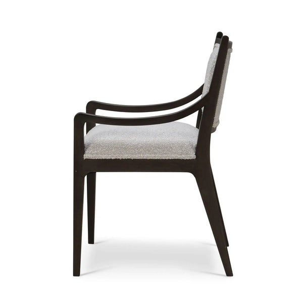 Milano Dining Chair w/ Upholstered Seat & Back-Blue Hand Home
