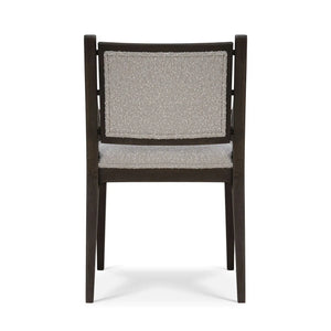 Milano Dining Chair w/ Upholstered Seat & Back-Blue Hand Home