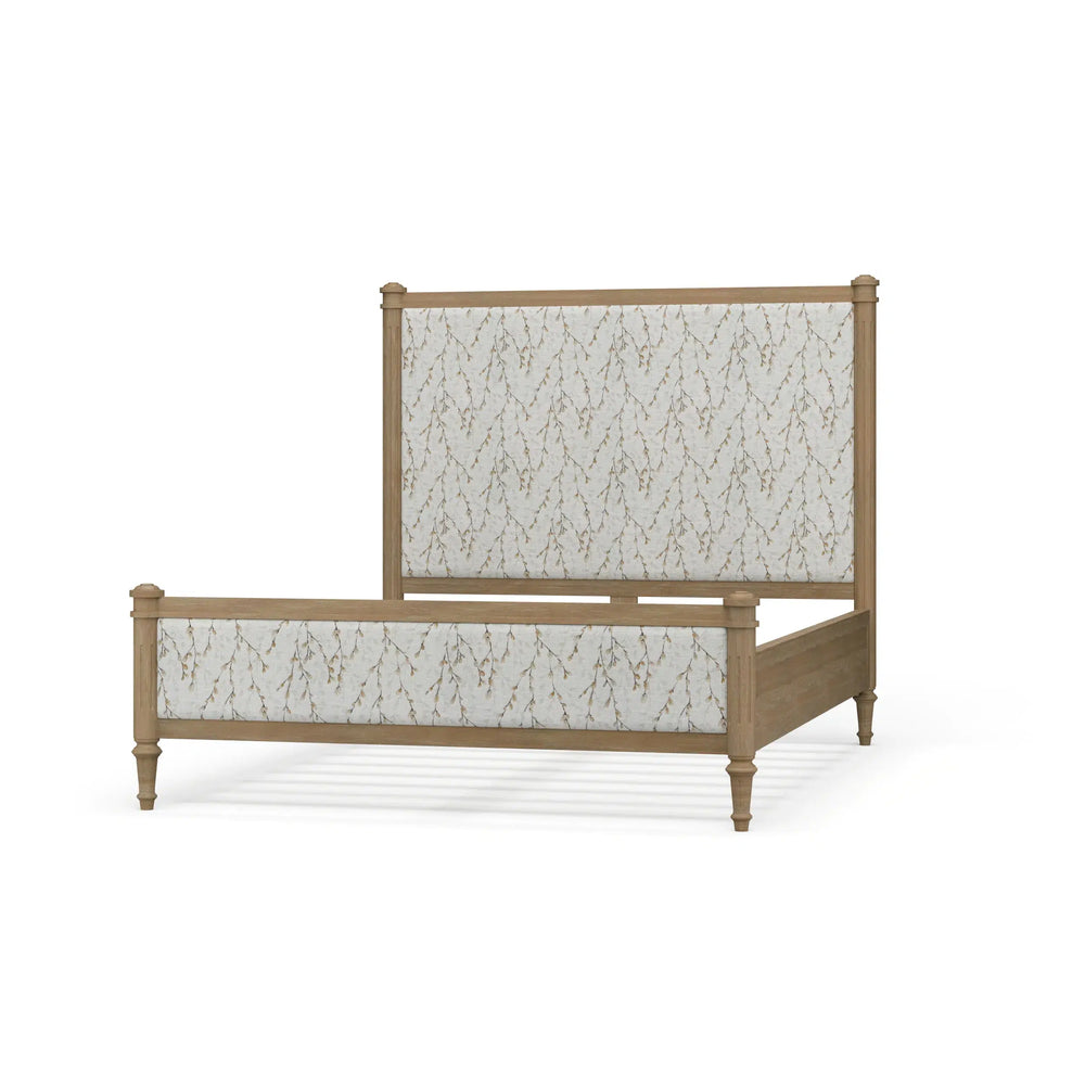 Kelly Upholstered Bed Queen-Blue Hand Home