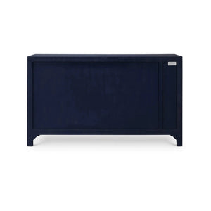 Kagu 6 Drawer Dresser w/ Raffia-Blue Hand Home