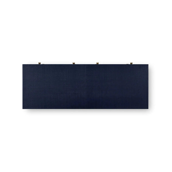 Kagu 6 Drawer Dresser w/ Raffia-Blue Hand Home