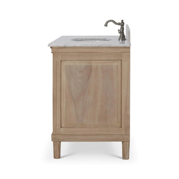 Hayward Single Vanity w/ Sink & Marble Top-Blue Hand Home