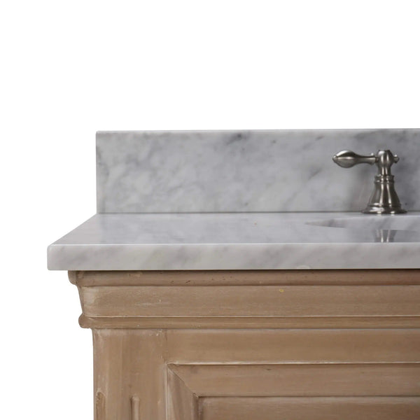 Hayward Single Vanity w/ Sink & Marble Top-Blue Hand Home