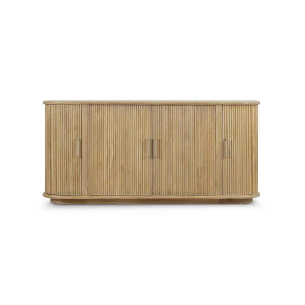 Kraton 4 Doors Sideboard in Fruitwood-Blue Hand Home