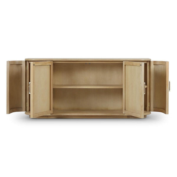Kraton 4 Doors Sideboard in Fruitwood-Blue Hand Home
