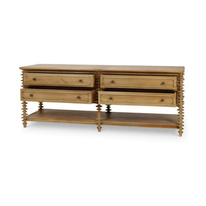 Milano Sideboard w/ 4 Drawers-Blue Hand Home