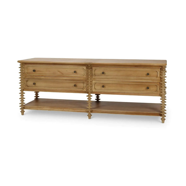 Milano Sideboard w/ 4 Drawers-Blue Hand Home