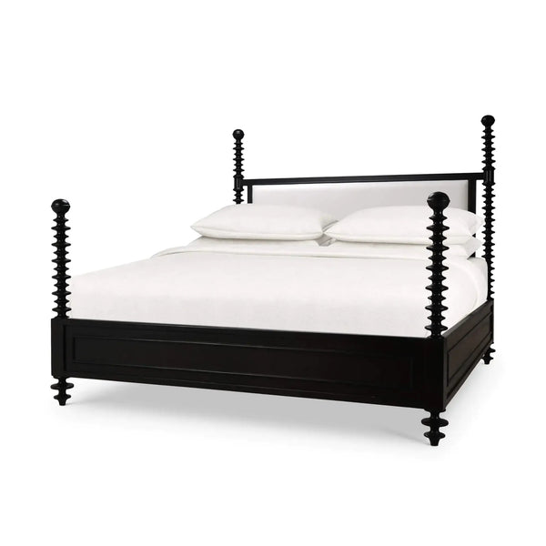 Milano Upholstered Bed King-Blue Hand Home