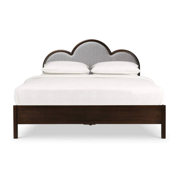Chloe Upholstered Bed King-Blue Hand Home