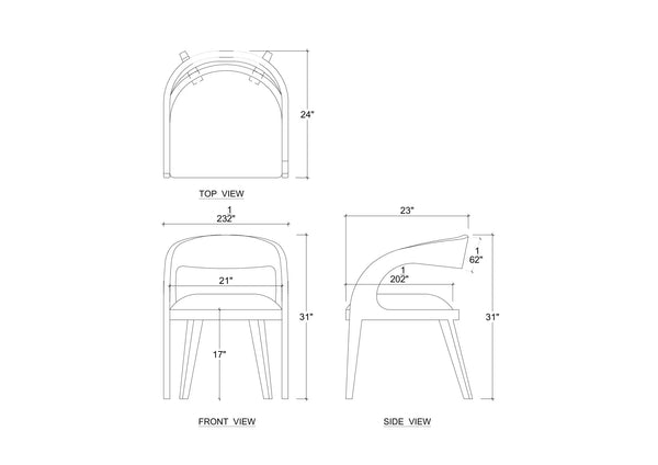 Verona Dining Chair-Blue Hand Home