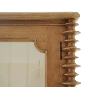 Milano Bookcase w/ 3 Glass Doors-Blue Hand Home