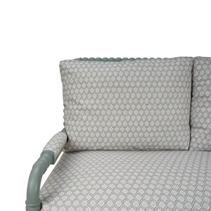 Cholet Double Arm Chair-Blue Hand Home
