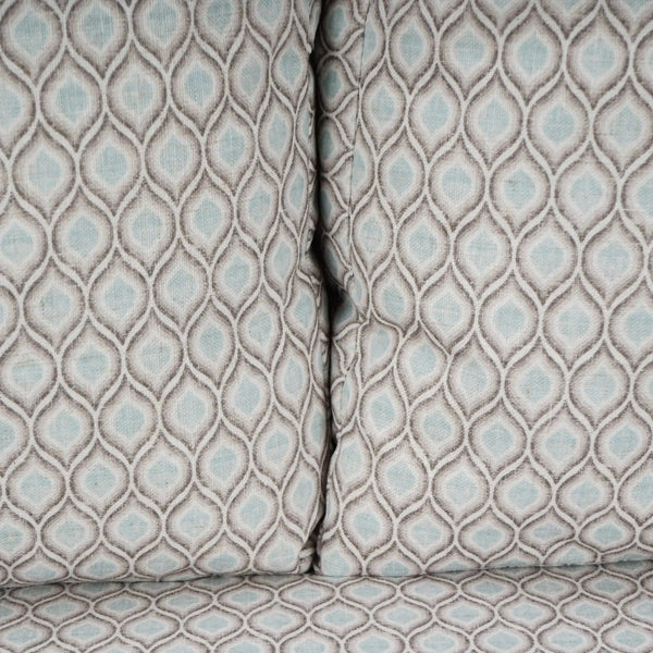 Cholet Double Arm Chair-Blue Hand Home