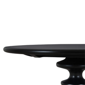 Milano Bistro Table in Batavia Black-Blue Hand Home