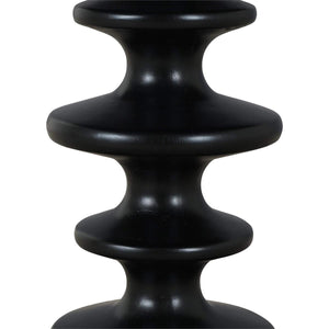 Milano Bistro Table in Batavia Black-Blue Hand Home