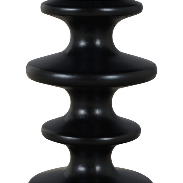 Milano Bistro Table in Batavia Black-Blue Hand Home