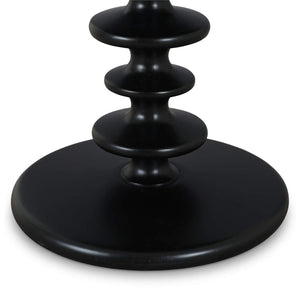 Milano Bistro Table in Batavia Black-Blue Hand Home
