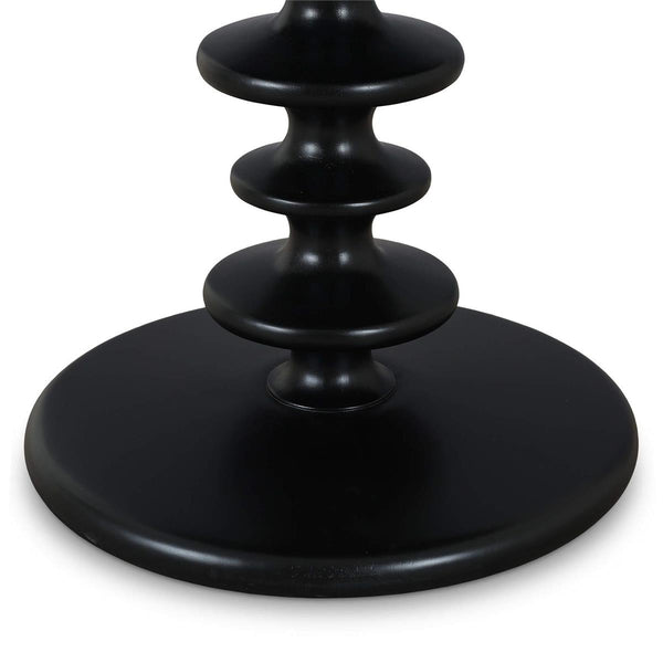 Milano Bistro Table in Batavia Black-Blue Hand Home