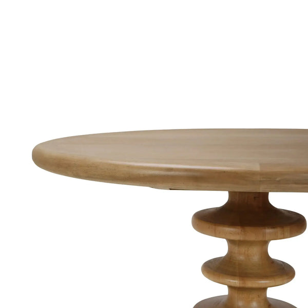 Milano Bistro Table In Fruitwood-Blue Hand Home