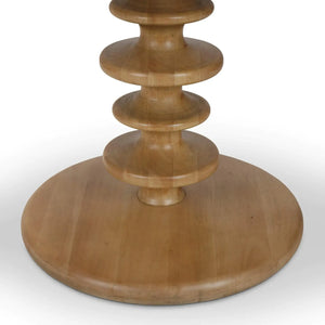 Milano Bistro Table In Fruitwood-Blue Hand Home