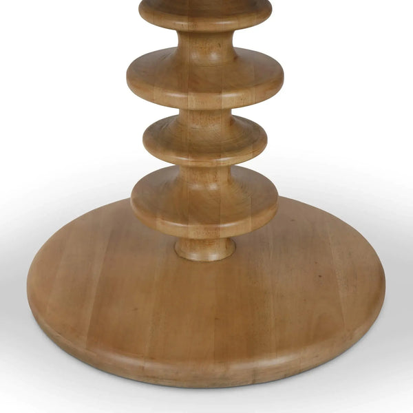 Milano Bistro Table In Fruitwood-Blue Hand Home