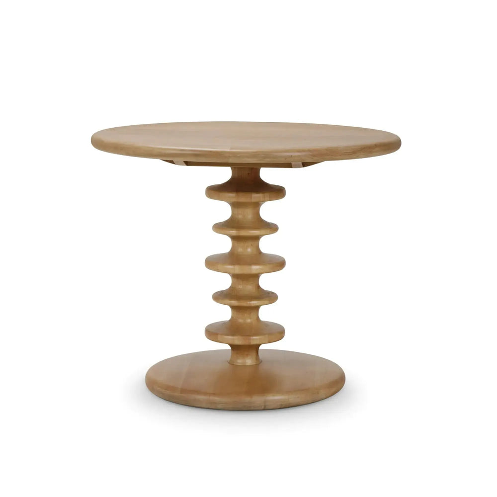 Milano Bistro Table In Fruitwood-Blue Hand Home