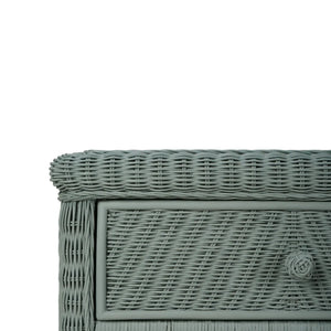 Oasis Rattan 6 Drawer Dresser-Blue Hand Home