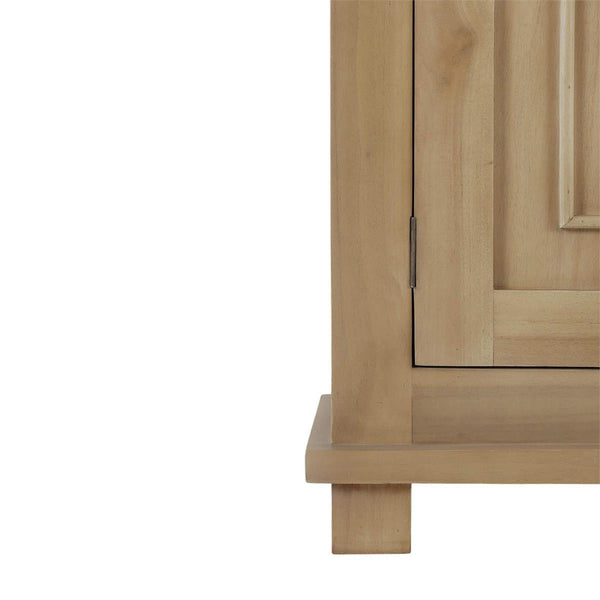 Osborne Narrow 4 Door Sideboard in Fruitwood-Blue Hand Home