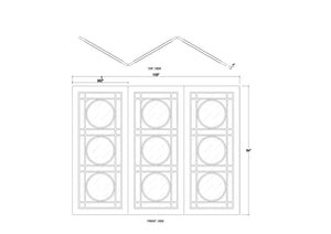 Savannah Room Divider-Blue Hand Home
