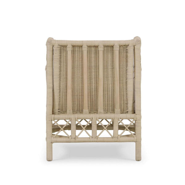 Rabana Rattan Chair in Natural Rattan w/ Whisper Word Fabric Cushion