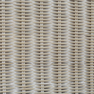 Hampton Rattan Wing Chair in White Wash Rattan w/ Oatmeal Boucle Chenille Performance Fabric Cushion-Blue Hand Home