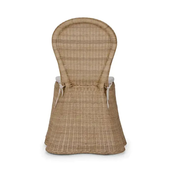 Newport Rattan Dining Chair-Blue Hand Home