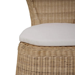 Newport Rattan Dining Chair-Blue Hand Home