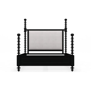 Milano Upholstered Bed Queen-Blue Hand Home