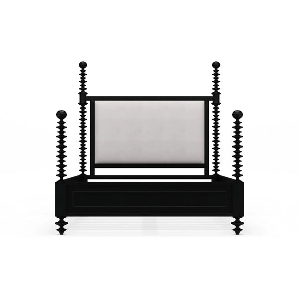 Milano Upholstered Bed Queen-Blue Hand Home