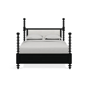 Milano Upholstered Bed Queen-Blue Hand Home