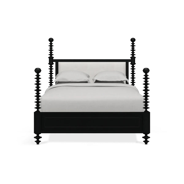 Milano Upholstered Bed Queen-Blue Hand Home