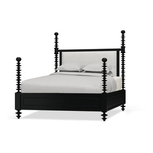 Milano Upholstered Bed Queen-Blue Hand Home