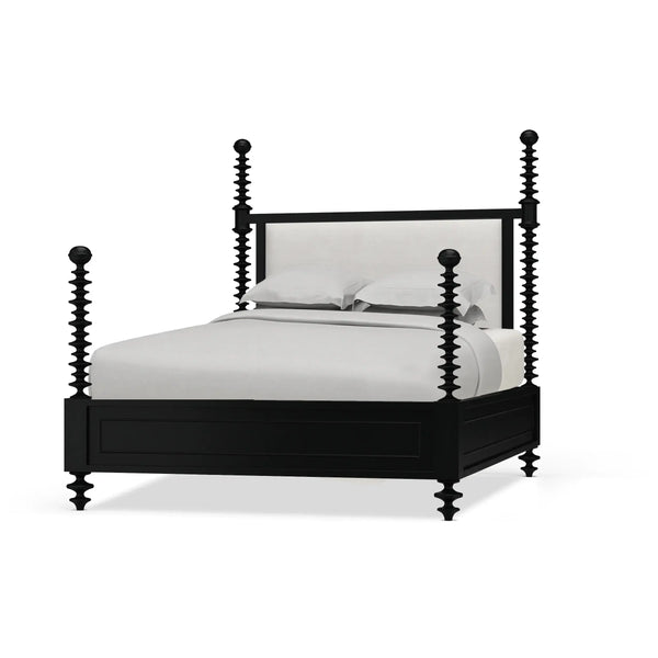 Milano Upholstered Bed Queen-Blue Hand Home