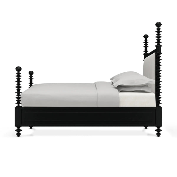 Milano Upholstered Bed Queen-Blue Hand Home